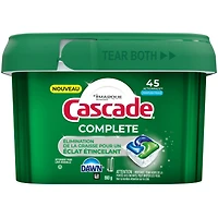 Cascade Complete Action Pacs, Dishwasher Detergent, Fresh 45CT