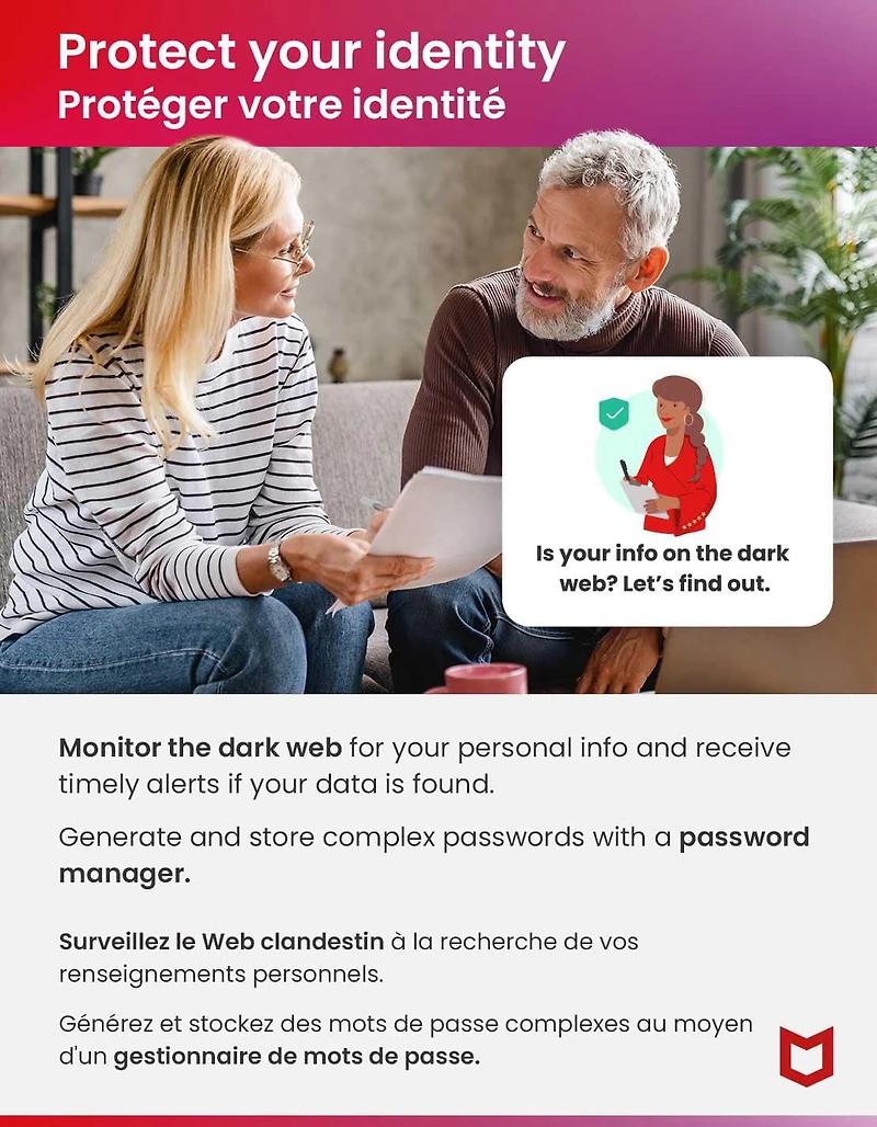 McAfee+ Premium - Individual (Windows/Mac/Android/iOS) - 1 Year Subscription [Digital Code]