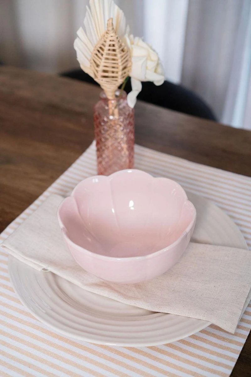 Elevate Your Dining Experience with Fabstyles Bistro Stripe Placemats - Set of 4