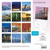 Wyman Publishing Vancouver 2024 30.48x60.96 CM Mur Carré Calendrier, 9781525611681