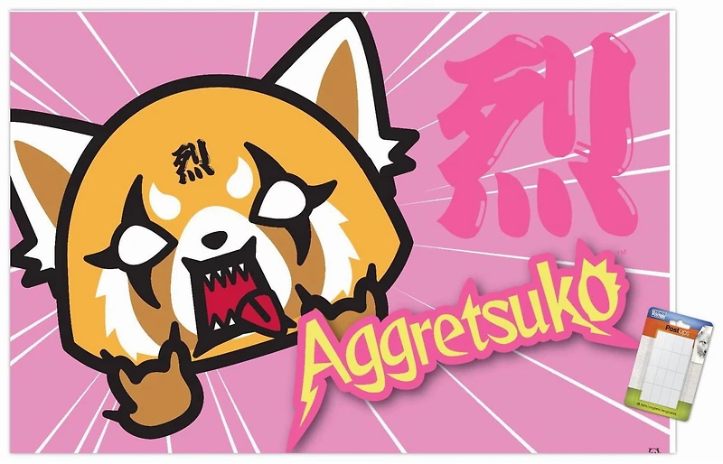 Aggretsuko - Horns Wall Poster