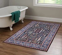 Emerald Martin Red & Navy 2'2" x 3'2" Accent Rug
