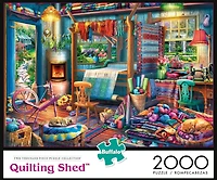 Buffalo Games Quilting Shed 2000 Piece Jigsaw Puzzle