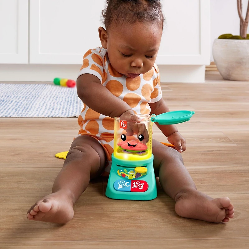 Fisher-Price Rires et Éveil Mélangeur à boissons Chiffres et Couleurs - French Version Âges 9 - 36M