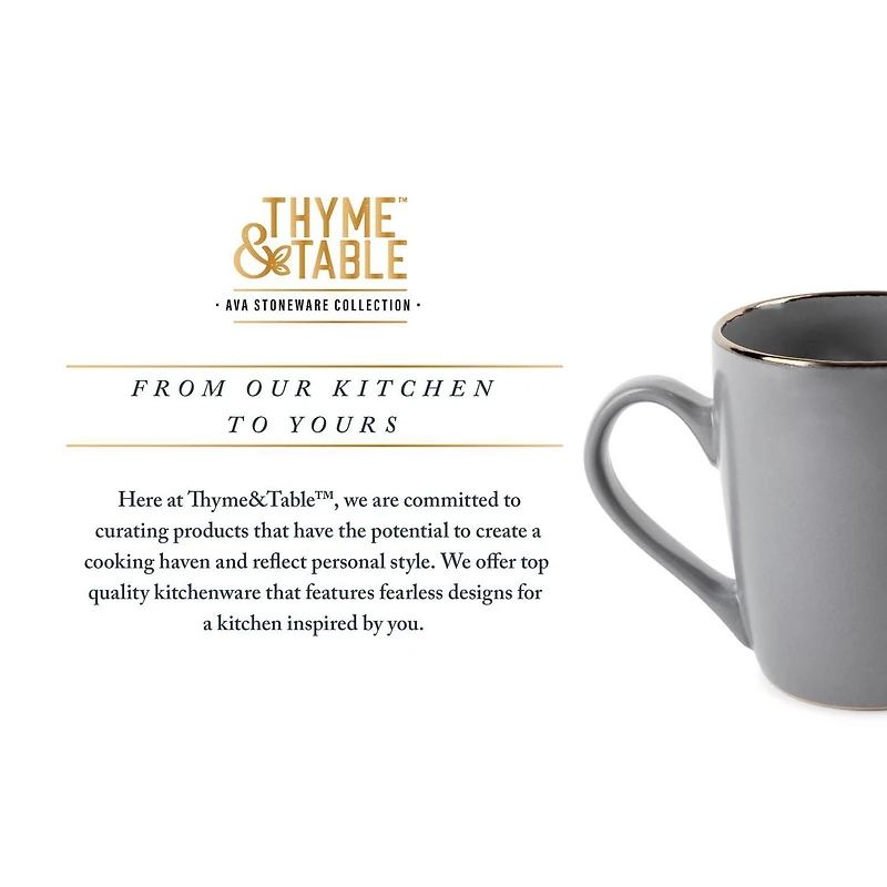 Tasse Thym & Table Ava 14 fl oz Fabriqué en grès