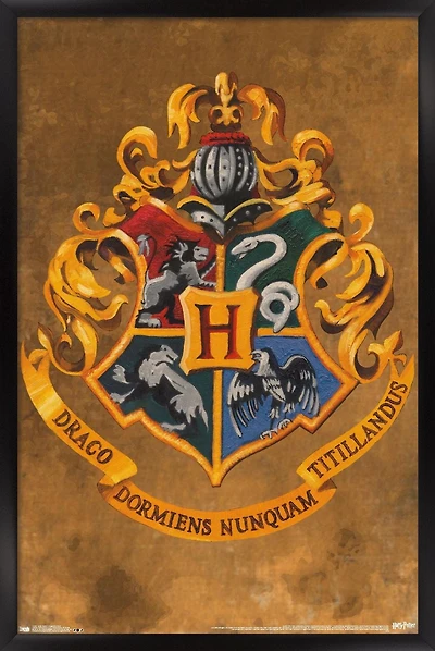 The Wizarding World: Harry Potter - Hogwarts Crest Wall Poster