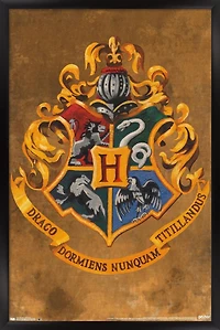 The Wizarding World: Harry Potter - Hogwarts Crest Wall Poster