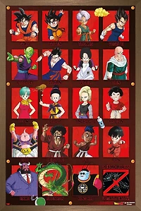Dragon Ball Z - Anniversary Wall Poster, 14.725" x 22.375"