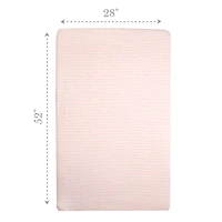 Jersey Fitted Crib Sheet, Pink Dots