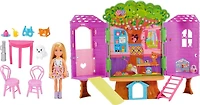 Barbie-Chelsea Cabane dans les Arbres-Coffret poupée Chelsea et chiot