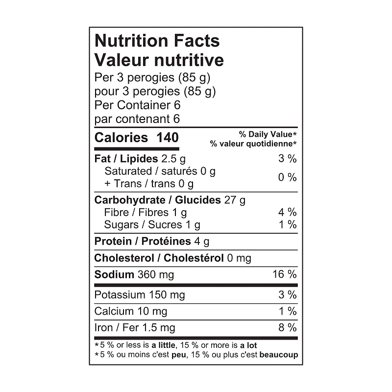 Pelmen Potato with Mushrooms Perogies, 500g Bag, WORLD'S GREATEST PEROGIES!