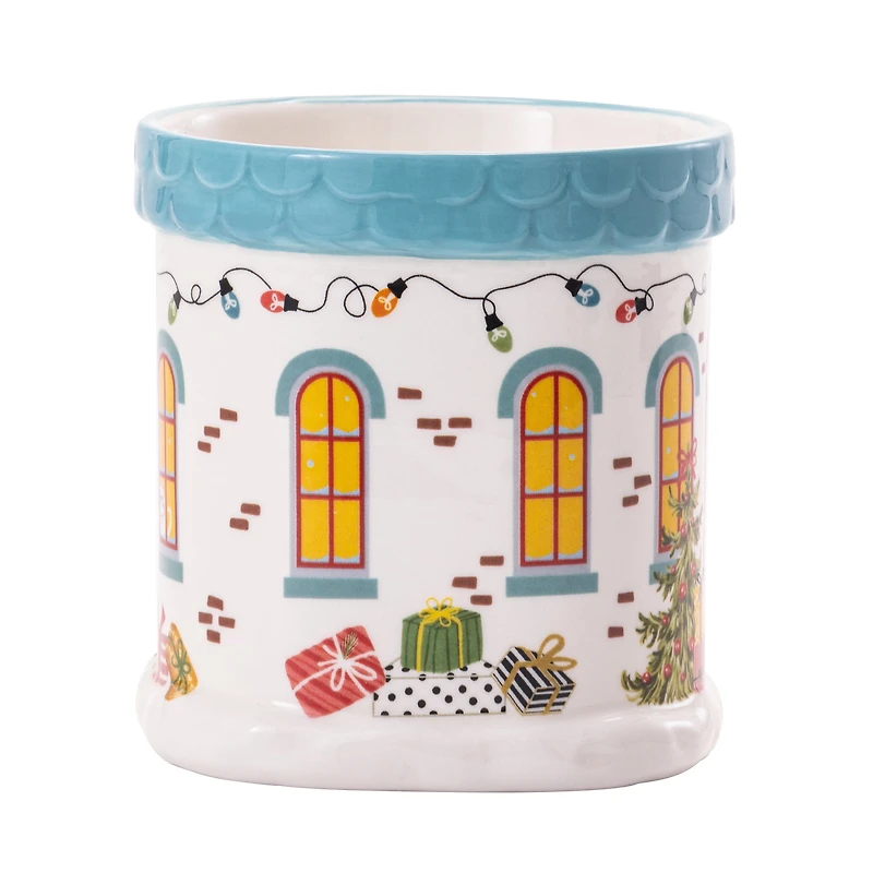 Holiday Time House Shaped Ceramic Mug, 17.5 oz, 1 Piece, Mug