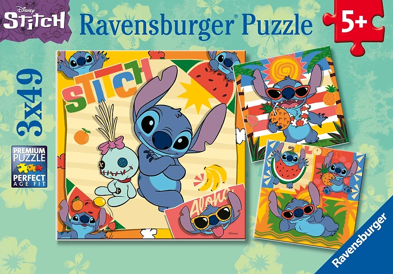 Ravensburger Aloha! 3x49-Piece Jigsaw Puzzle
