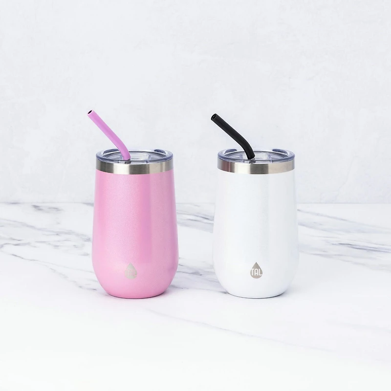 TAL 16OZ WINE TUMBLER BUBBLEGUM, TAL 16OZ WINE TUMBLER BUBBLEGUM