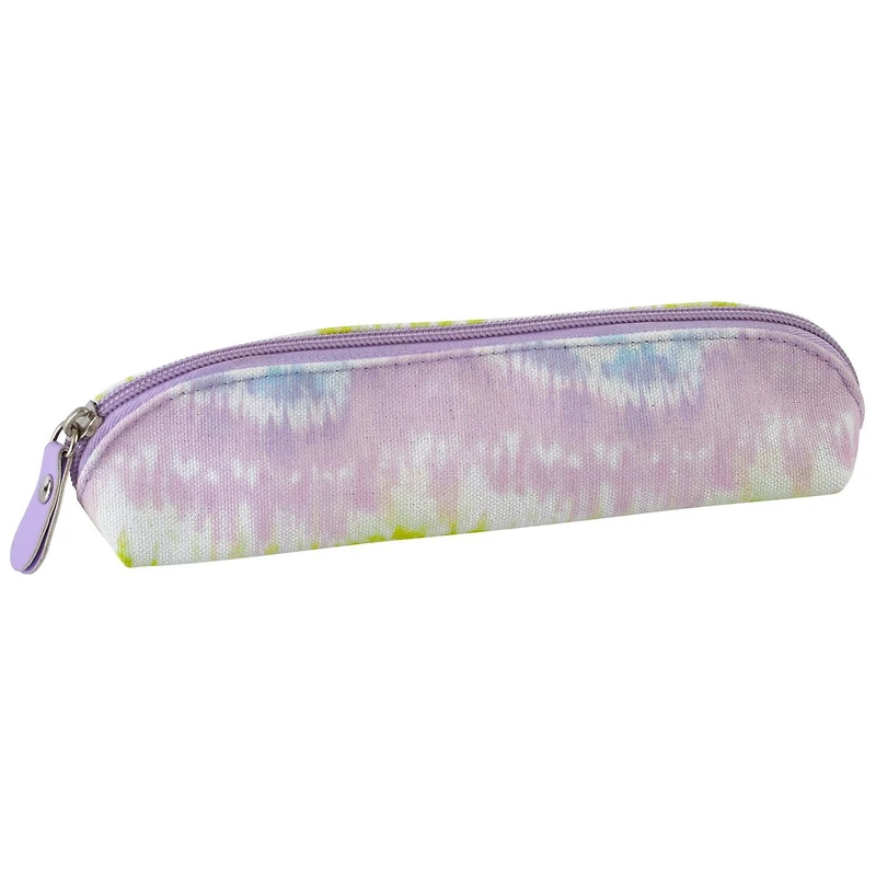 Merangue Canvas Pencil Pouch, Pastel Tie-Dye, 6 Pack