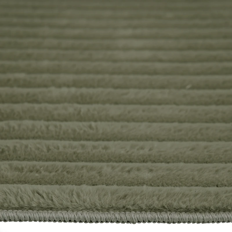 Tapis d'intérieur vert Avenue B Canale 3'6"x5'5" Tapis