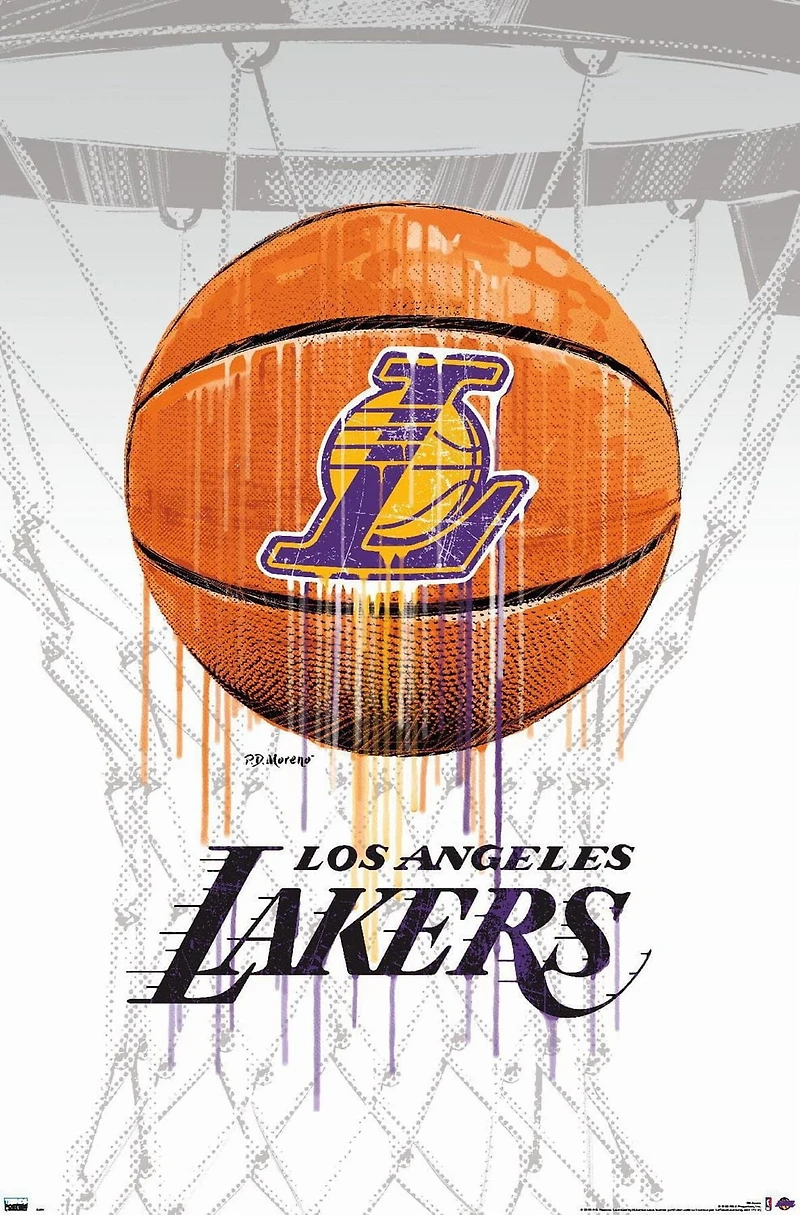 NBA Los Angeles Lakers - Ballon goutte à goutte 20