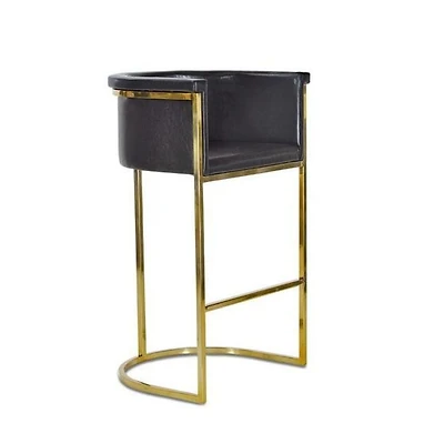 Maluma II Black PU Counter Stool modern and comfort design