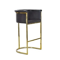 Maluma II Black PU Counter Stool modern and comfort design