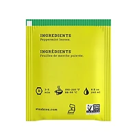 Thé menthe poivrée paq. de 20 sachets