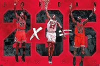 Michael Jordan - Six Wall Poster, 22.375" x 34"