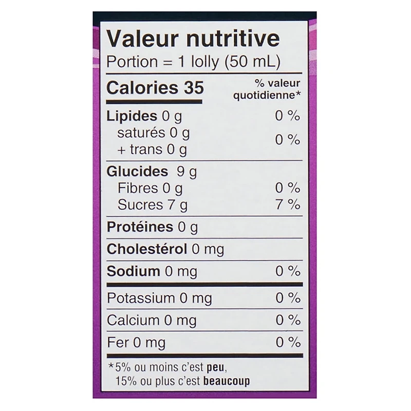 Chapman's Low Calorie Fruity Li'l Lolly in a Box 28 x 50 ml