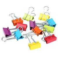 Pinces relieuses de couleurs variées Pen+Gear 25 pièces, 19 mm