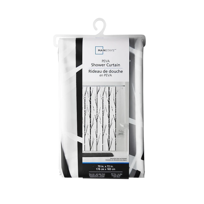 Rideau de douche en PEVA Woodland de Mainstays Rideau de douche