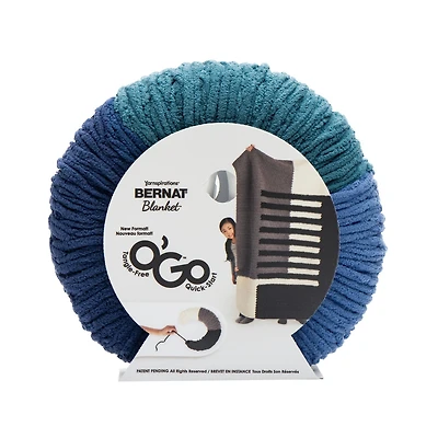 Bernat® Fil Couverture O'Go™, Polyester #6 Super Volumineux, 10,5oz/300g