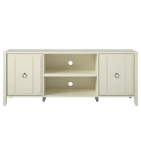 Novogratz Her Majesty TV Stand, White