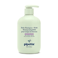 Pipette 2 in 1 Tear-Free Baby Shampoo and Wash, Vanilla & Ylang Ylang (351ml)