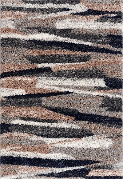 Rug Branch Retro Collection Tapis abstrait moderne