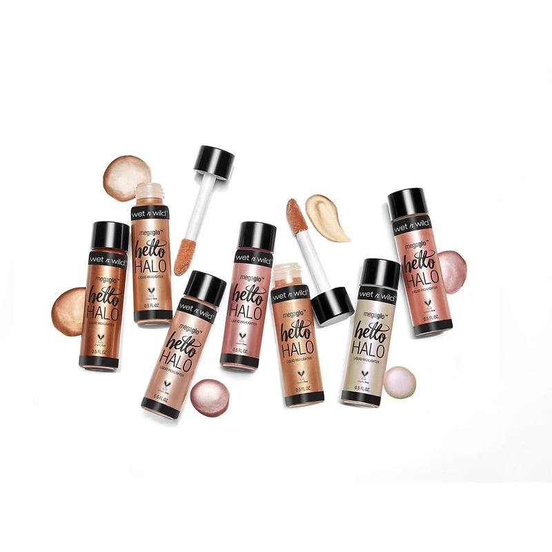 wet n wild MegaGlo Hello Halo Liquid Highlighter Fard Liquide