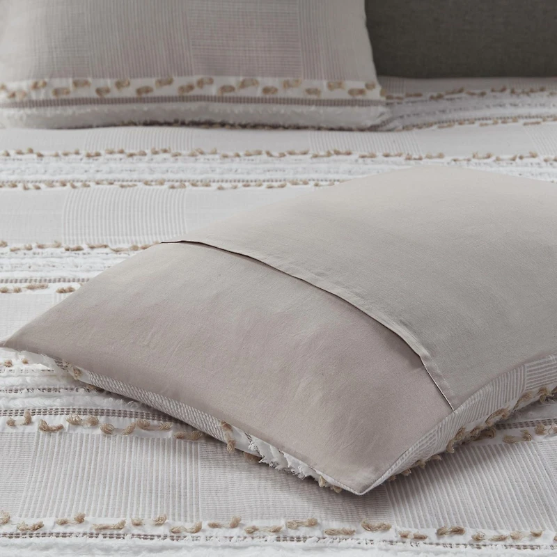 Home Essence Lennon Taupe Comforter Set