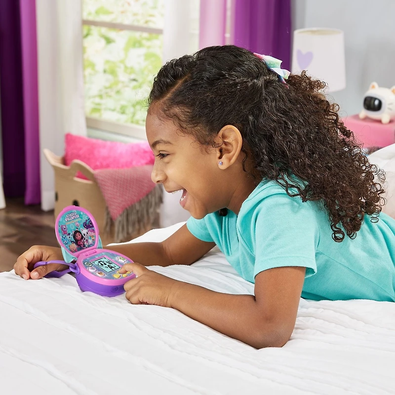 LeapFrog Gabby et la maison magique - Console Magi'Pocket avec 4 jeux - Version française