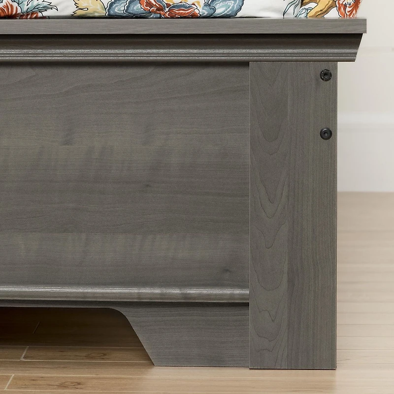 Platform Bed and Headboard Set from the collection Versa South Shore