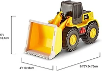 Cat Construction Tough Machines Toy Wheel Loader with Lights & Sounds, Yellow