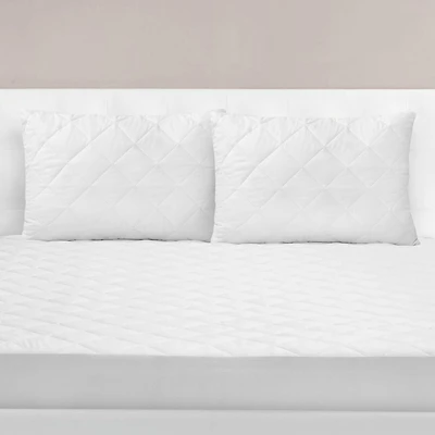 Safdie & Co. Pillow Cover 2PK Queen White