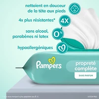 Pampers Complete Clean Baby Wipes - Fresh Scent 1X Pop-Top Packs