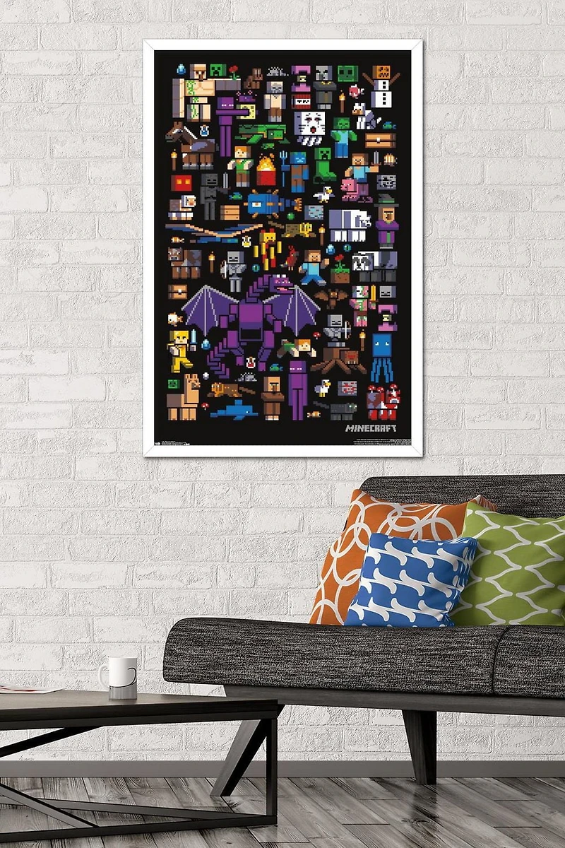 Minecraft - Mobbery Wall Poster, 22.375" x 34"