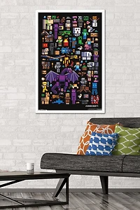 Minecraft - Mobbery Wall Poster, 22.375" x 34"