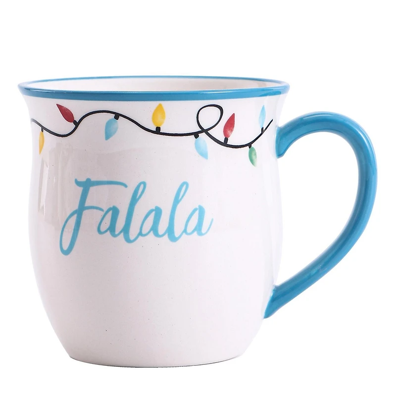 Holiday Time Falala & Noel Mug, 2-Piece