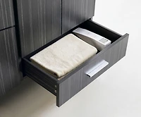 Imaginations Américaines  48 po W Vanity Base Set  Gris