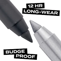 Hard Candy Party Lines 2-In-1 Pencil Eyeliner Duo, Matte and Metallic, 1g