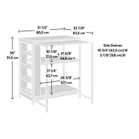 Sauder Select Kitchen Island, White, 428253