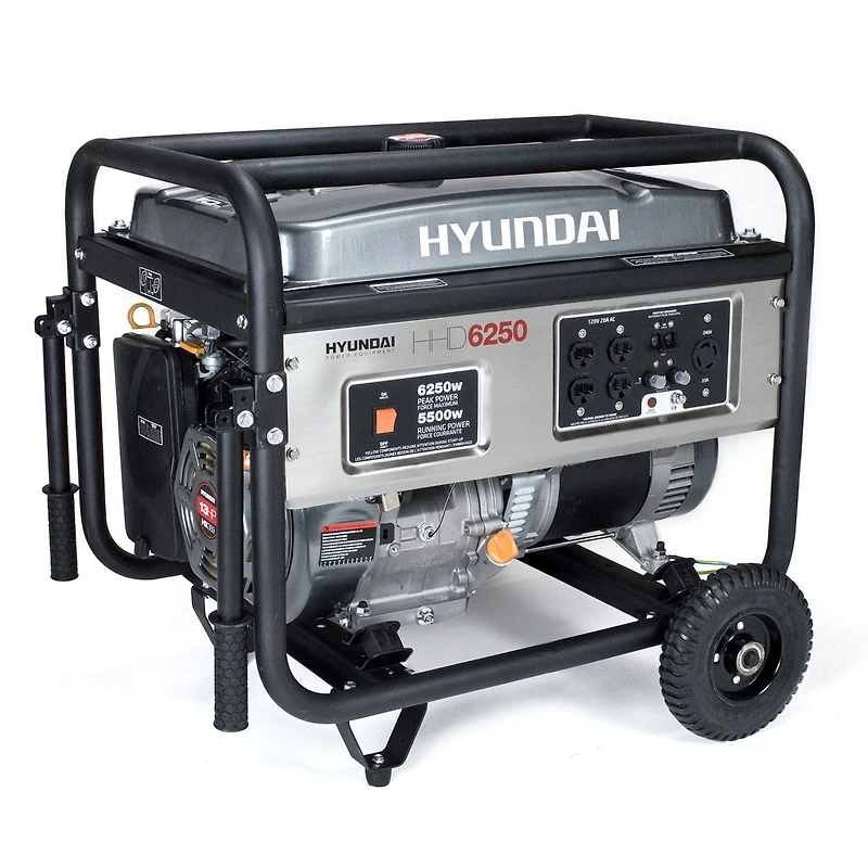 Hyundai Power Equipment Hyundai HHD6250 6250W Gas Powered Portable Generator