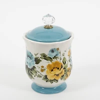 The Pioneer Woman Blossom Jubilee Canister With Acrylic Knob