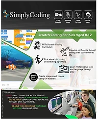 Coding for Kids - Learn Block Coding with Scratch Course Age 8+ [Digital Download]