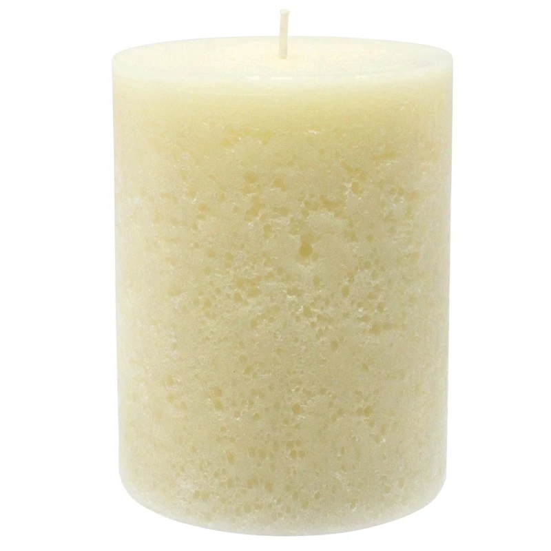 Hometrends 5" Bougie pilier parfumée vanille et bois de santal