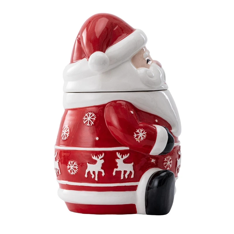Holiday Time Figural Ceramic Cookie Jar, 77 oz, 1 piece